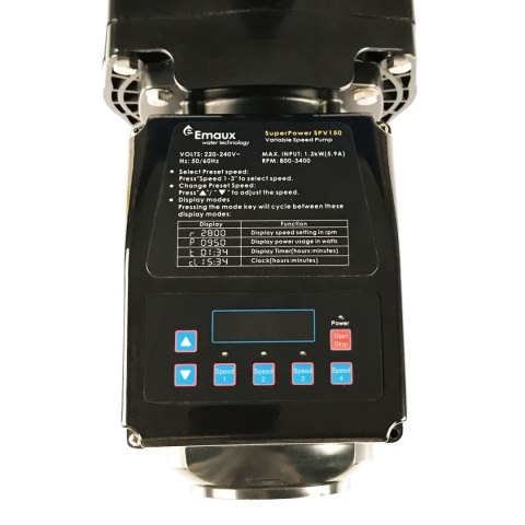 Pompa do basenu Emaux SPV150 (220V, 20 m3/h, 1.5 KM) ze zmienną prędkością Emaux