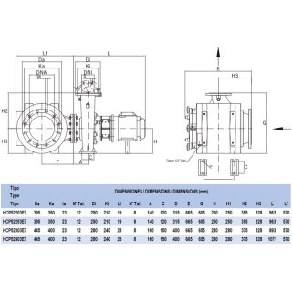 Pompa do basenu Hayward HCP52203E7 (380V, 222 m3/h, 20 KM) Hayward