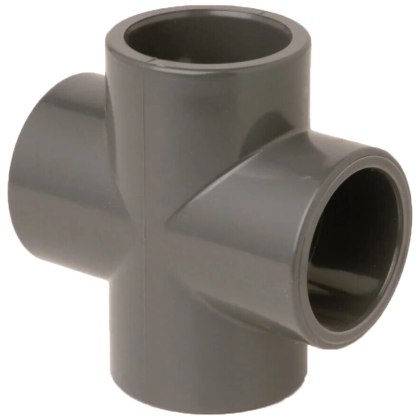 Czwórnik PVC-U Era US01832, d32 mm Era