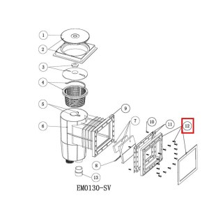Kołnierz skimmera Emaux EM0130 Emaux