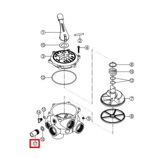Korek do kontroli stopnia zanieczyszczenia wody zaworu RMVA1718.00R Hayward