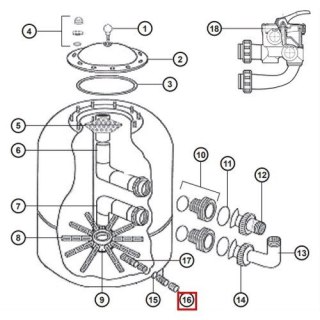 Korek spustowy Hayward NCX12011 Hayward