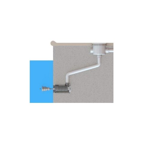 Lampa do basenu Emaux AISI-316 TL-1 1LED 3 W Biały, z wkładem Emaux