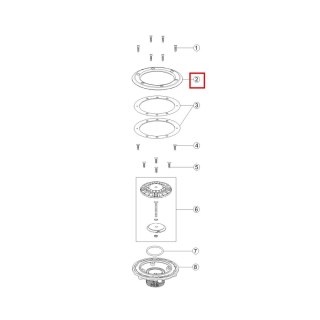 Przednia część kołnierza Emaux EM2863 Emaux