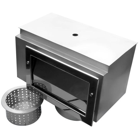 Skimmer do basenu beton/folia Aquaviva Standard AISI 304 (450х250 mm), kwadratowa osłona Aquaviva