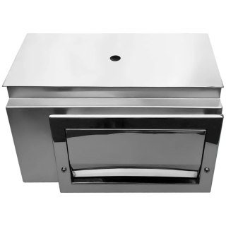 Skimmer do basenu beton/folia Aquaviva Standard AISI 304 (450х250 mm), kwadratowa osłona Aquaviva