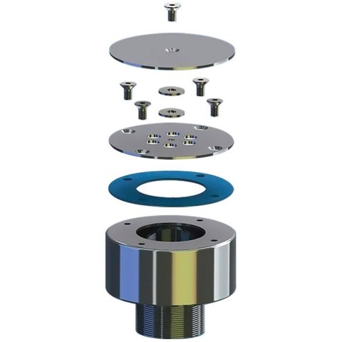 Dysza denna rozpraszająca Aquaviva 2" AISI 304 do basenu foliowego Aquaviva