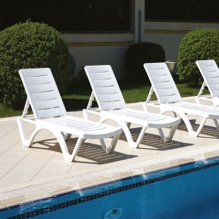 Leżak PCV Aqua biały (1870х410х300 mm) Aquaviva