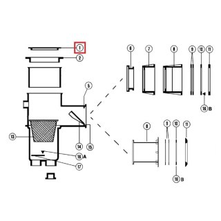 Osłona skimmera Hayward Premium (SKX9411HD) Hayward