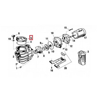Pokrywa filtra wstępnego do pompy serii Super II (SPX3000D) Hayward