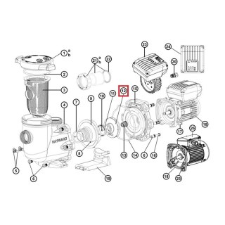 Wirnik pompy Hayward TriStar SP32201-SP2203 (SPX3220C) Hayward