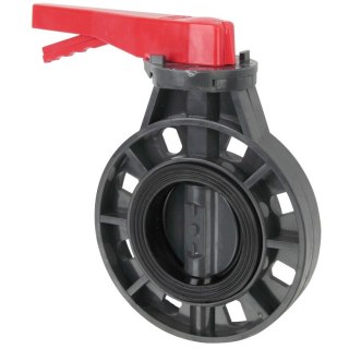 Zawór motylkowy PVC ERA bez kołnierzy, d63 mm Era