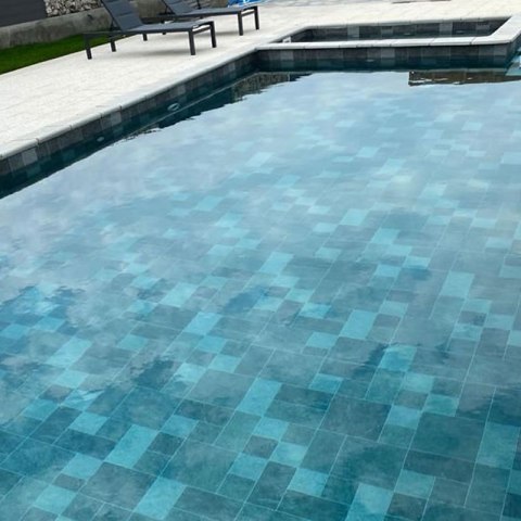 Folia basenowa Cefil Touch Vulcano szare płytki Cefil