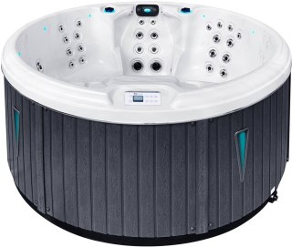 Jacuzzi z hydromasażem Passion Spas Recharge (200х85 cm), srebrno-biały Passion Spas