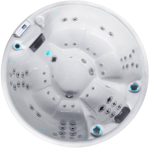 Jacuzzi z hydromasażem Passion Spas Recharge (200х85 cm), srebrno-biały Passion Spas