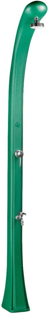 Prysznic solarny Aquaviva Happy One z kranikiem do mycia stóp, ciemnozielony F120/6016, 23 l Aquaviva