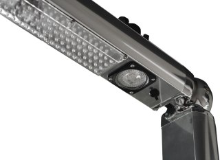 Prysznic zewnętrzny Aquaviva Quick z podświetleniem LED i z kranikiem do mycia stóp, aluminium Q825/9007-QL Aquaviva