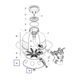 Podstawa filtra Kripsol GRANADA RRFI0019.00R Kripsol