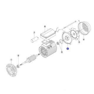 Pokrywa silnika NK / OK / CK / KSE / EP / KNG RMOT0002.01R MEC 63 Kripsol