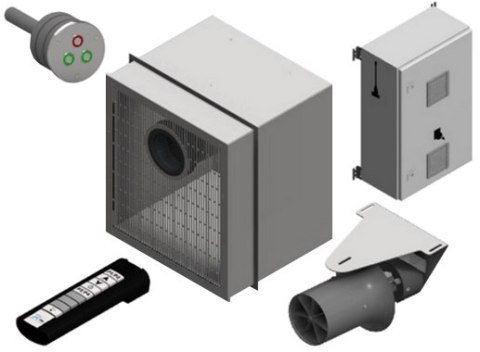 Przeciwprąd basenowy Hydrostar BGA 160, 50-160 m3/h, (220 V), pojedynczy Hydrostar