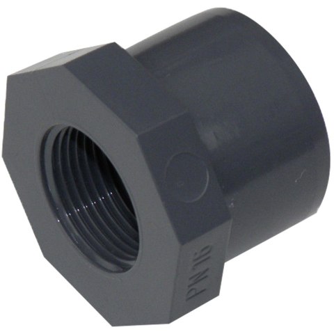 Redukcja krótka PVC Praher z gwintem, d50х1/2" Praher