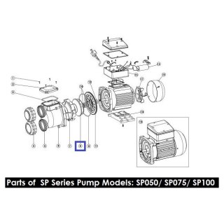 Wirnik do pompy Emaux SP100 (1021044) Emaux