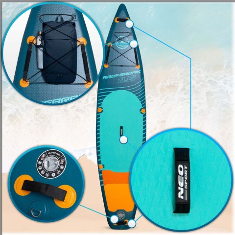 Deska SUP Reefbreak 350 x 81 x 15 cm Neo-Sport 170301