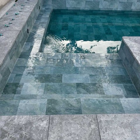 Folia basenowa Cefil Touch Greenocean zielone płytki Cefil