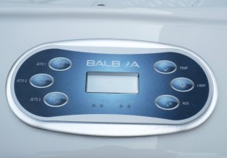 Aquajoy Borneo wanna SPA z hydromasażem (230х230х96 cm), marmur srebrnobiały