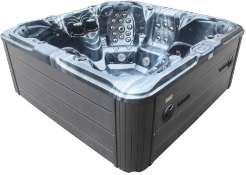 Jacuzzi z hydromasażem Aquajoy Maldives (230х230х95 cm), opal ciemny Aquajoy