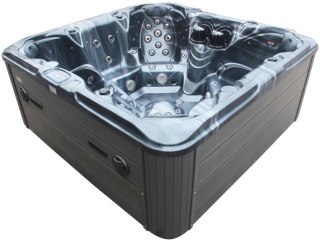 Jacuzzi z hydromasażem Aquajoy Maldives (230х230х95 cm), opal ciemny Aquajoy