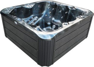 Jacuzzi z hydromasażem Aquajoy Riviera (200х200х90 cm), opal ciemny Aquajoy