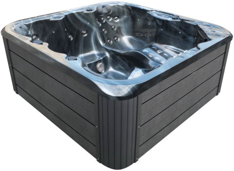 Jacuzzi z hydromasażem Aquajoy Riviera (200х200х90 cm), opal ciemny Aquajoy