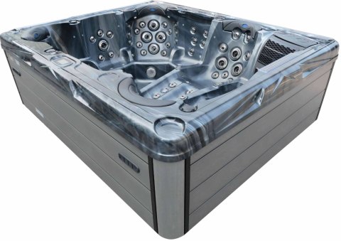 Jacuzzi z hydromasażem Aquajoy Saint-Tropez (280х230х95 cm), opal ciemny Aquajoy