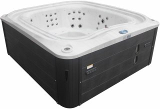 Aquajoy Serenity - przelewowa wanna SPA z hydromasażem 8-osobowa (250x230cm, Balboa, Aristech)