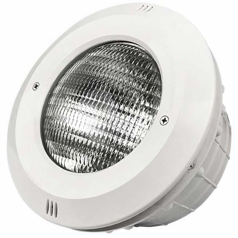 Lampa Emaux PAR56 NP300-P (z żarówką GAS PAR56-360WH) do basenów foliowych/betonowych, wkładki mosiężne Emaux