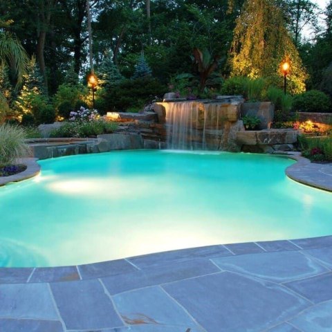 Lampa LED do basenu Hayward PAR56 ColorLogic, RGB, piaskowa, folia Hayward