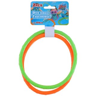 RINGO DO NURKOWANIA 2SZT ZIELONY I POMARAŃCZOWY EDDY TOYS