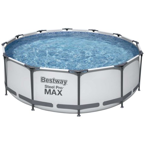 Basen stelażowy Bestway 56420 (366х122 cm) z filtrem wkładowym, drabinką i pokrywą 3w1 Bestway