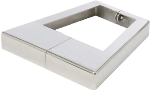 Nakładka dekoracyjna do wodospadu Flexinox Bali polerowana, AISI-316L Flexinox