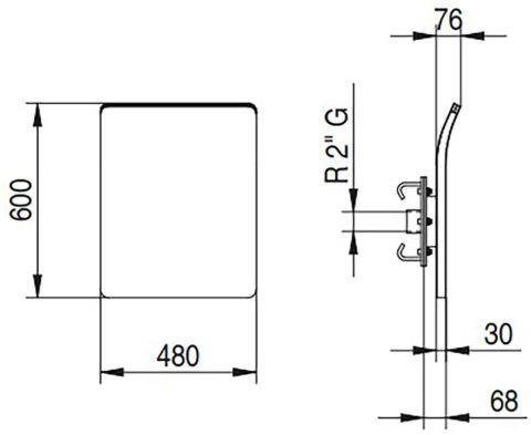 Wodospad ścienny Flexinox Frame Flexinox