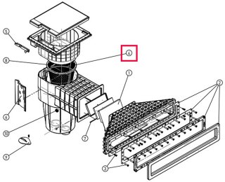 Kosz siatkowy X-Line do skimmera Hayward X-Pro 600 (3 l, z uchwytem) Hayward