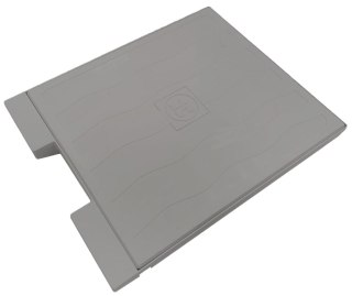 Wypełniana pokrywa z płytką i zatrzaskiem do skimmera Hayward X-Pro 600, jasnoszara Hayward