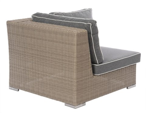 ELEMENT NAROŻNY CLOUD 100X100X75H JASNO SZARY PODUSZKA SZARY MILOO