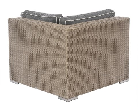 ELEMENT NAROŻNY CLOUD 100X100X75H JASNO SZARY PODUSZKA SZARY MILOO