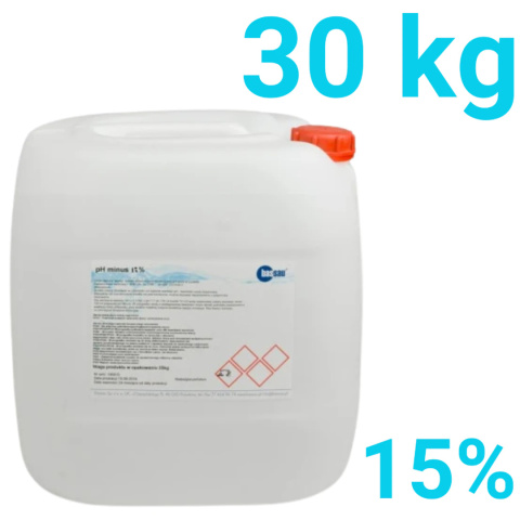 PH minus 15% płyn 30 kg Bassau