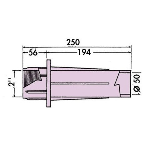 Przepust do betonu Hayward 3358 do płytek Hayward