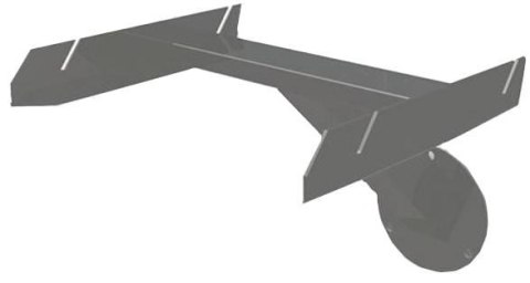 Uchwyt siedziska Golfinho E5065F, montaż na stojaku Golfinho