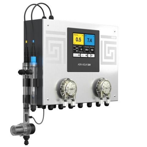 ASIN Aqua SALT CLF VS, kod 133001, zaawansowany elektrolizer basenowy z czujnikiem pH, chloru i elektrodą TE