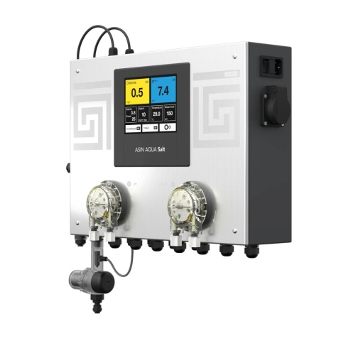 ASIN Aqua SALT CLF VS, kod 133001, zaawansowany elektrolizer basenowy z czujnikiem pH, chloru i elektrodą TE